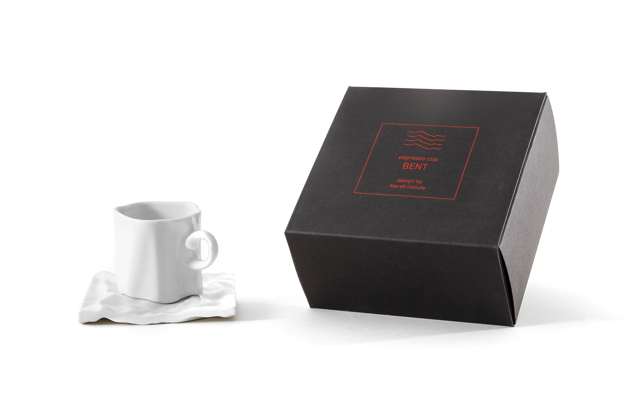 Tasse à café blanche BENT