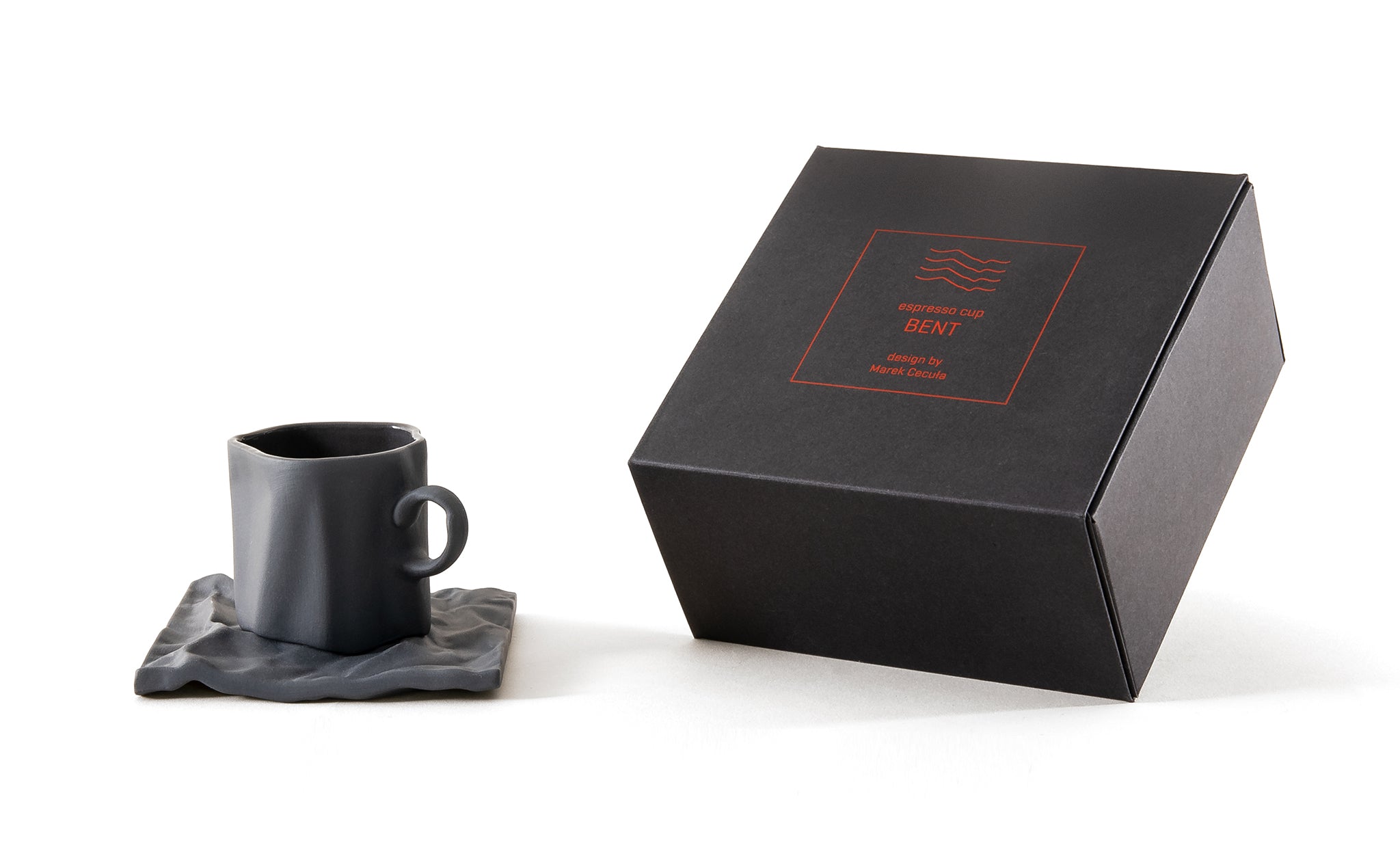 Tasse à café BENT Noire